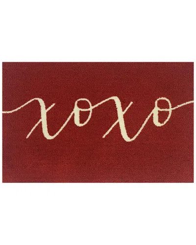 The Rug Market Xoxo 30x48in Doormat In Red