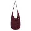 The Sak 120 Hobo Bag In Burgundy
