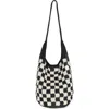 The Sak 120 Hobo Bag In Black Check