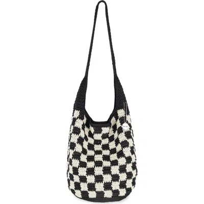 The Sak 120 Hobo Bag In Black Check