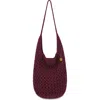 The Sak 120 Hobo Bag In Burgundy