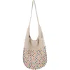 The Sak 120 Crochet Hobo In Ecru Multi Beads
