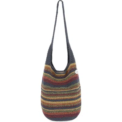 The Sak Limited Edition Crochet Ashbury 120 Hobo In Woodland Stripe