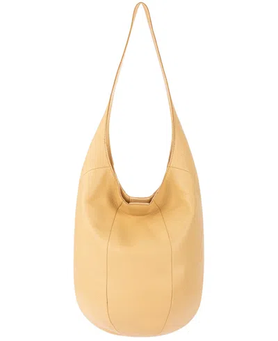 The Sak 120 Leather Hobo In Buttercup
