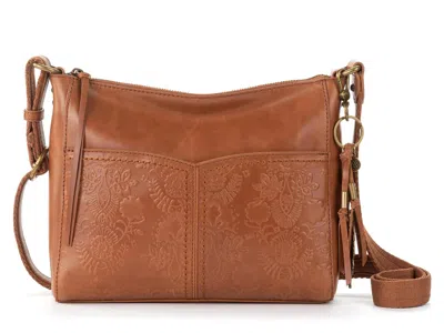 The Sak Alameda Leather Crossbody Bag In Brown