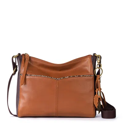 The Sak Alameda Crossbody In Tobacco Snake Block