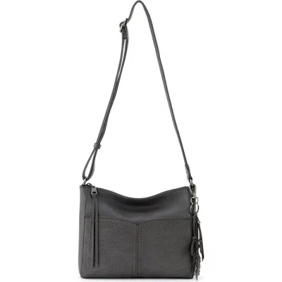 The Sak Alameda Leather Crossbody Bag In Gray