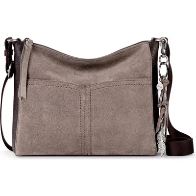 The Sak Alameda Leather Crossbody Bag In Mshrm Sued