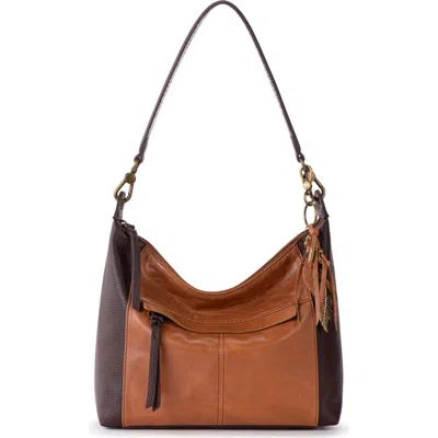 The Sak Alameda Leather Hobo In Brown