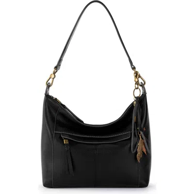 The Sak Alameda Leather Hobo Bag In Black Rb