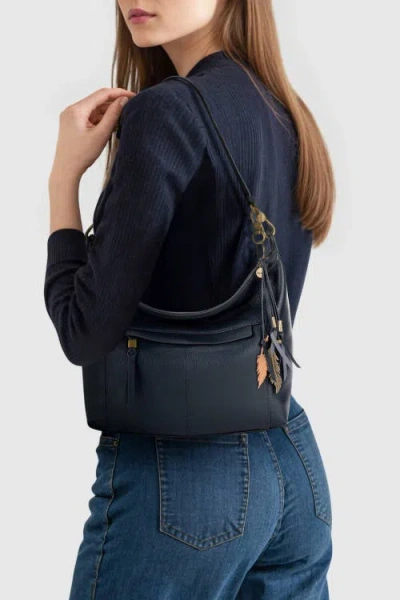 The Sak Alameda Leather Hobo In Indigo