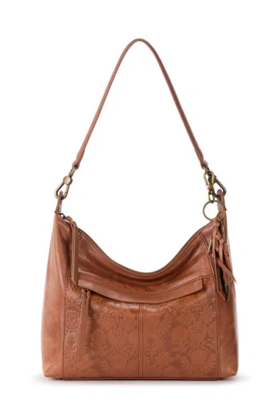 The Sak Alameda Leather Hobo In Blue