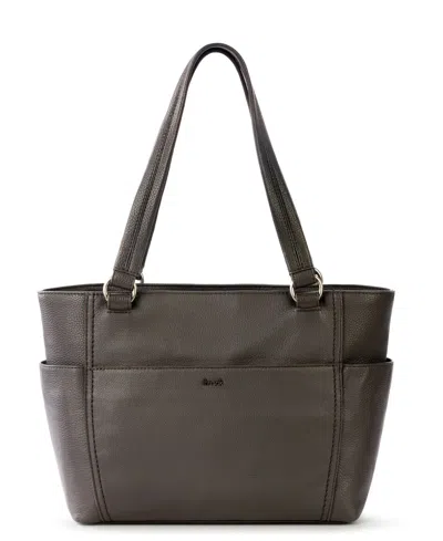 The Sak Ashby Medium Leather Satchel Bag In Slate