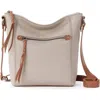 The Sak Ashland Leather Crossbody Bag In Sand