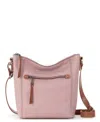 The Sak Ashland Leather Small Crossbody Bag In Pink