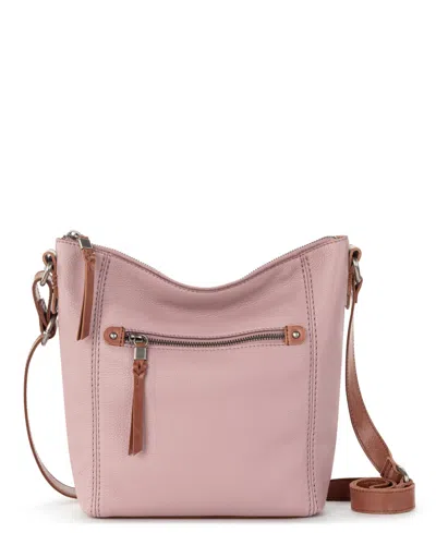 The Sak Ashland Leather Small Crossbody Bag In Pink