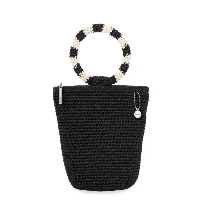 The Sak Ayla Ring Handle Pouch In Black