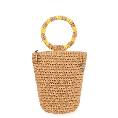 The Sak Ayla Ring Handle Pouch In Brown