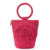 The Sak Ayla Ring Handle Pouch In Pink