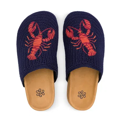 The Sak Bolinas Crochet Clog Shoe In Blue