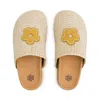 The Sak Bolinas Crochet Clog Shoe In Neutral