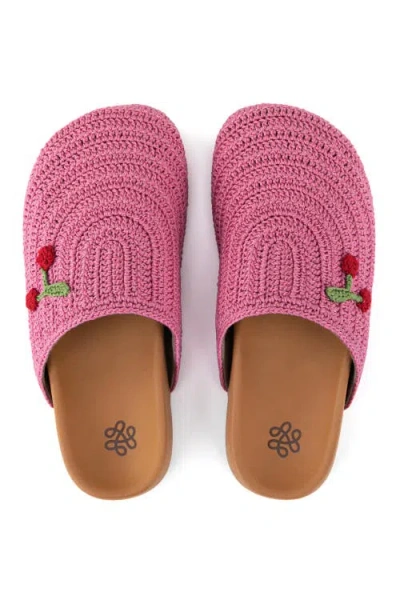 The Sak Bolinas Clog In Pink Cherries