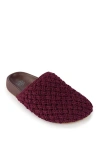 The Sak Bolinas Crochet Clog Shoe In Burgundy