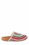 The Sak Bolinas Crochet Clog Shoe In Multi