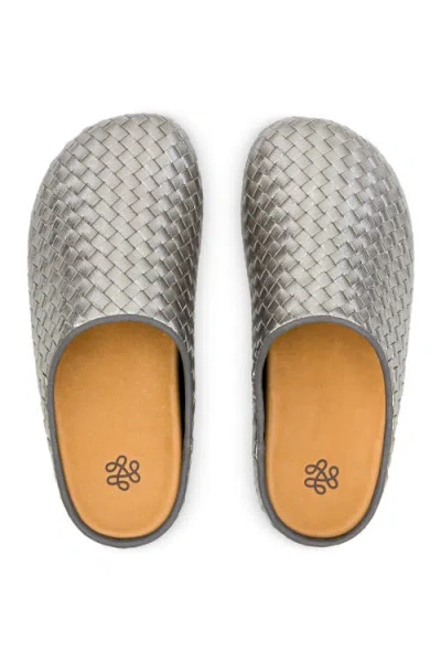 The Sak Bolinas Leather Woven Clog In Multi