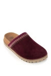 The Sak Bolinas Lug Sole Clog In Burgundy