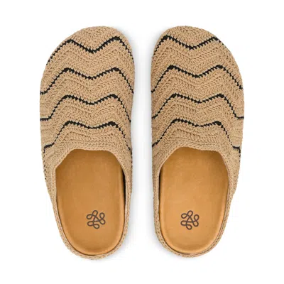 The Sak Bolinas Ripple Clog In Animal Print