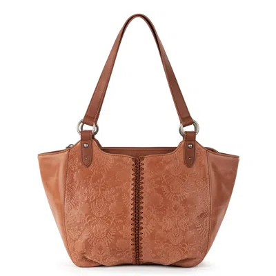 The Sak Bolinas Satchel Bag In Pink