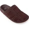 The Sak Bolinas Suede Clog Shoe In Brown