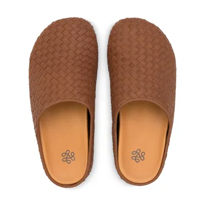 The Sak Bolinas Woven Clog In Brown