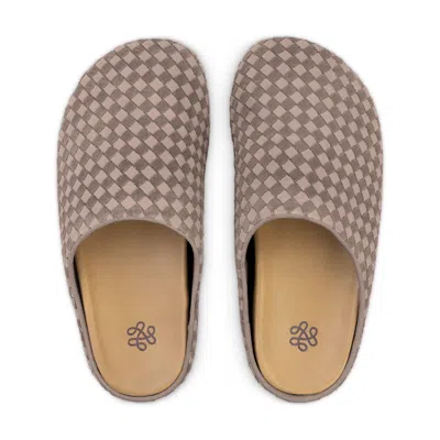 The Sak Bolinas Woven Clog In Woven Mushroom Sand