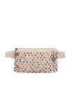 The Sak Caraway Small Belt Bag In Ecru Multi Beads