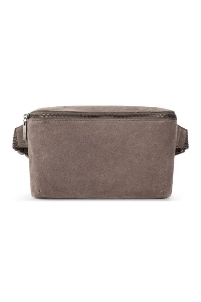 The Sak Caraway Large Belt Bag In Mushroom Suede
