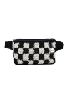 The Sak Caraway Small Belt Bag In Black Check