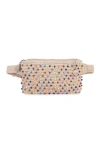 The Sak Caraway Small Belt Bag In Ecru Multi Beads