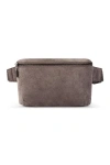 The Sak Caraway Small Belt Bag In Mushroom Suede