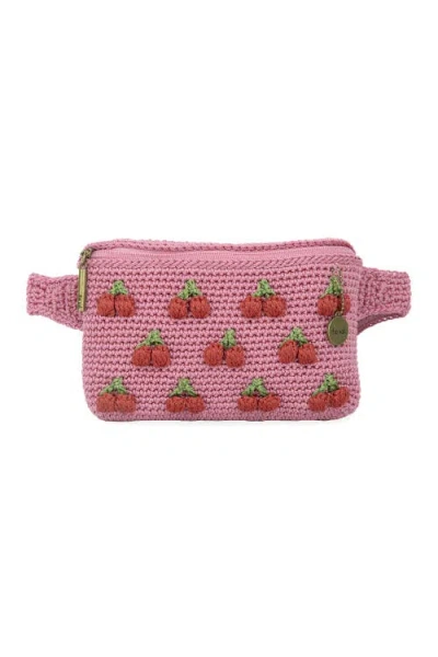 The Sak Caraway Small Belt Bag In Pink Cherries