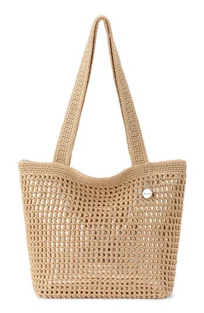 The Sak Casual Classics Crochet Tote In Nude