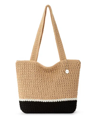 The Sak Casual Classics Crochet Tote In Wood Block