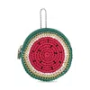 The Sak Circle Coin Pouch In Red