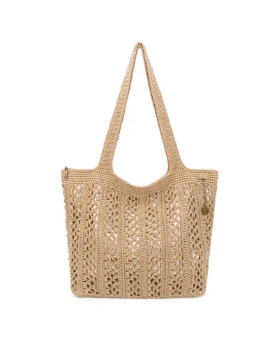The Sak Classic Large Crochet Carryall Tote Bag In Neutral