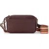 The Sak Cora Smartphone Crossbody Bag In Mahogany