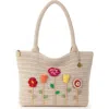 The Sak Crafted Classics Carryall Bag In Flower Ecru