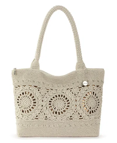The Sak Crafted Classics Crochet Extra-large Carryall Tote In Neutral