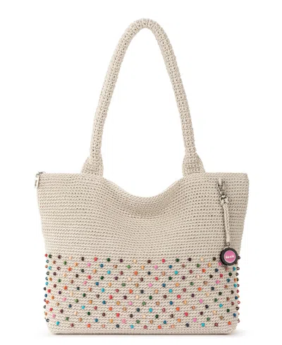The Sak Crafted Classics Carryall In Ecru Multi Beads