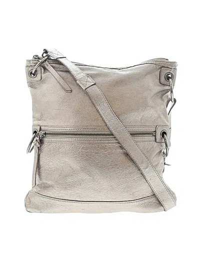 Pre-owned The Sak Crossbody Bag In Gold